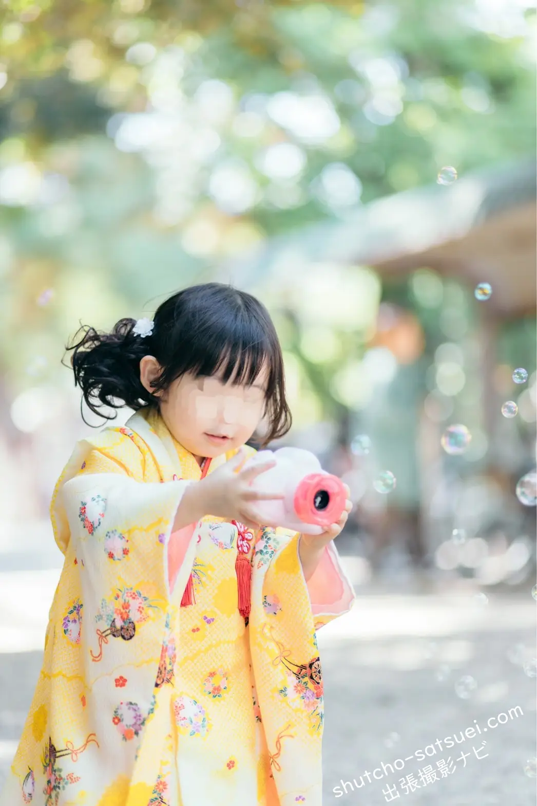 出張撮影アワーフォトで撮った3歳の七五三写真