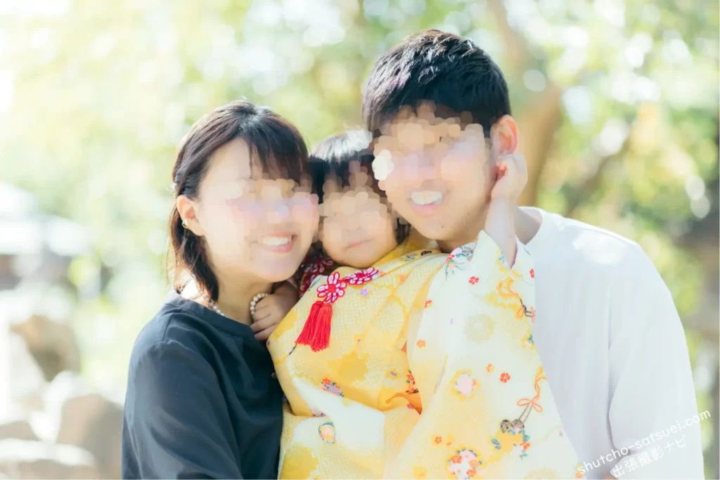 出張撮影アワーフォトで撮った3歳の七五三写真