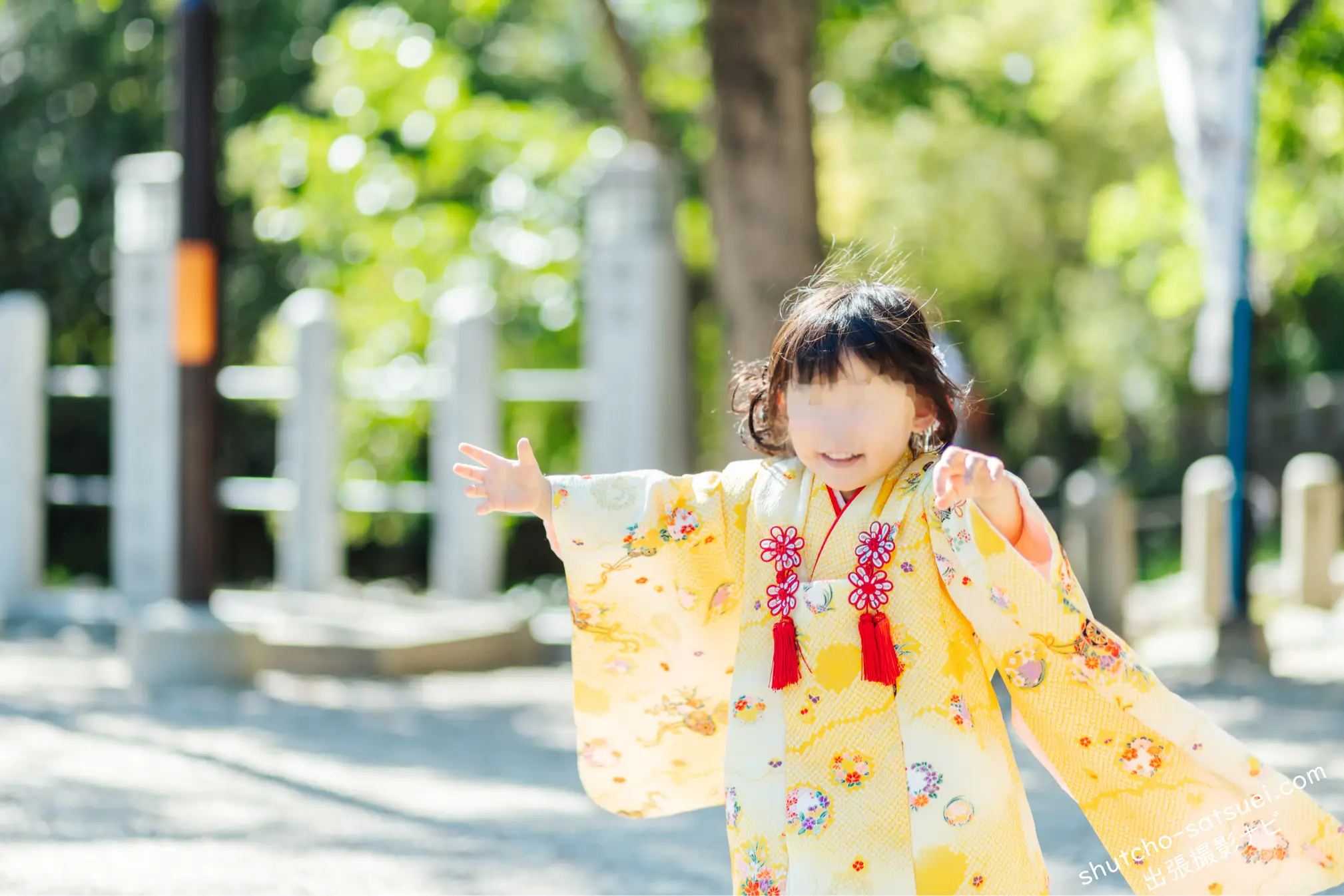 出張撮影アワーフォトで撮った3歳の七五三写真