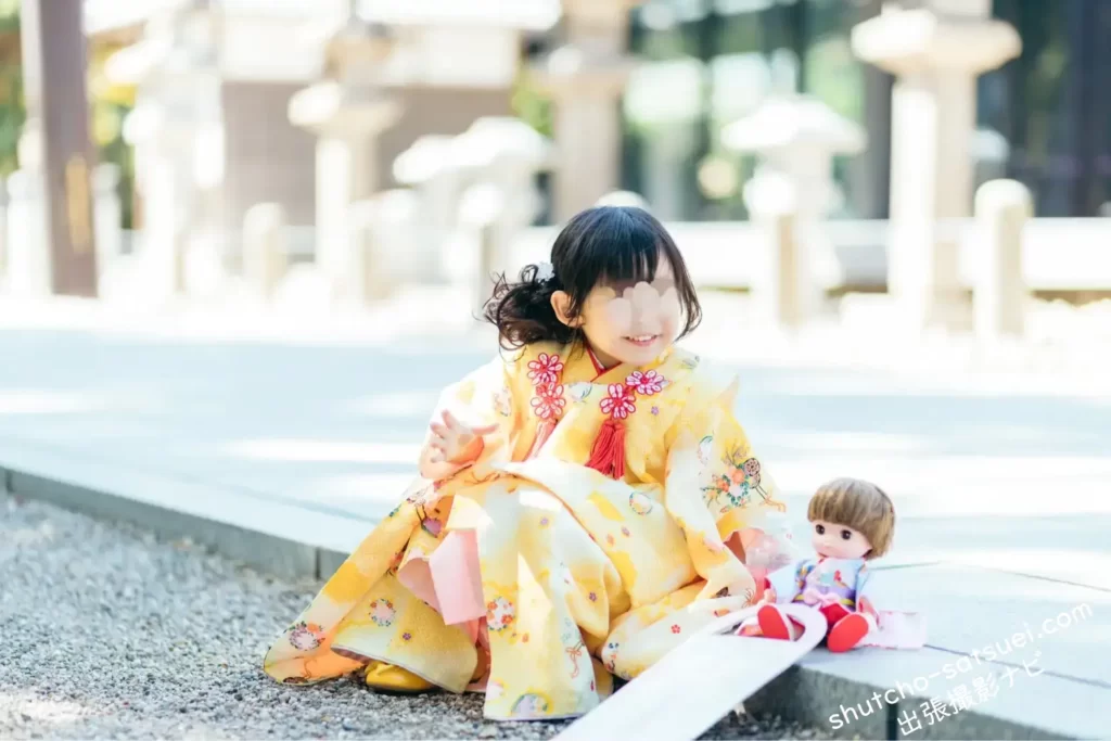 出張撮影アワーフォトで撮った3歳の七五三写真