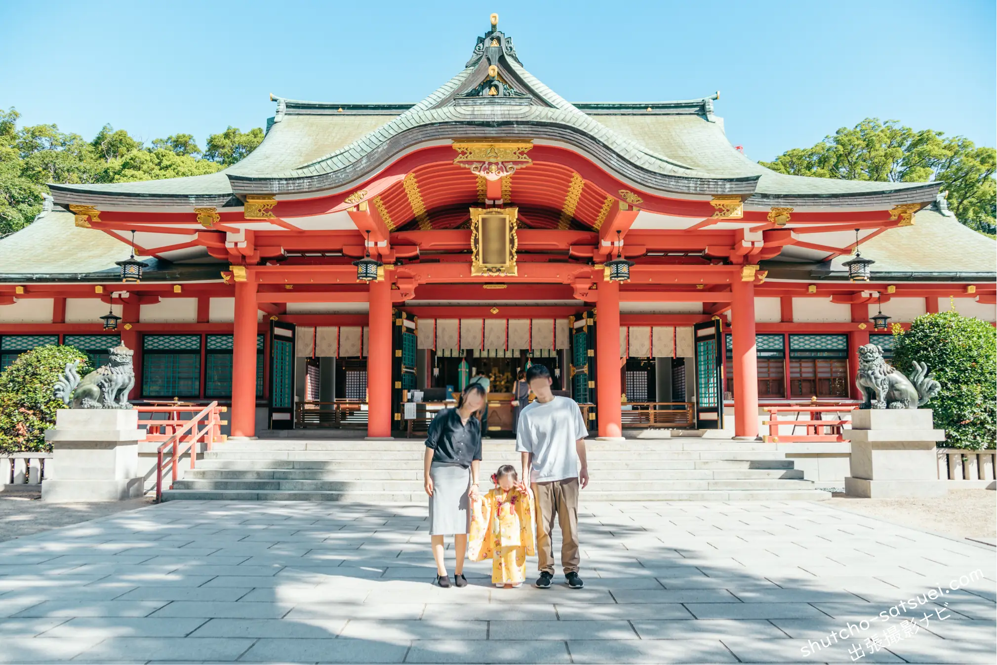 出張撮影アワーフォトで撮った3歳の七五三写真
